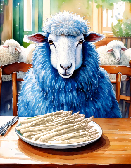 Aspergeavond bij ’t Blauwe Schaap op 23 mei.